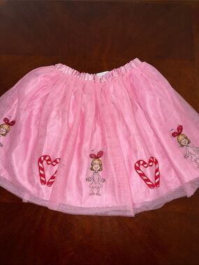 Hanna Andersson Cindy Lou who Christmas  grinch tutu skirt 140 girls size 10